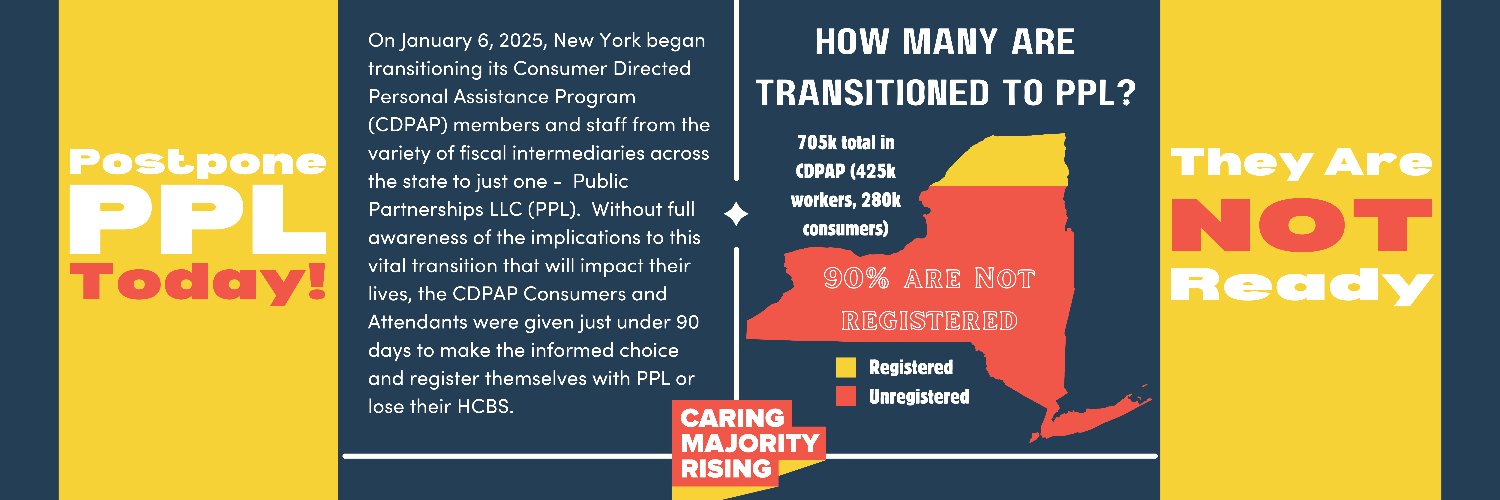 Caring Majority Rising's banner