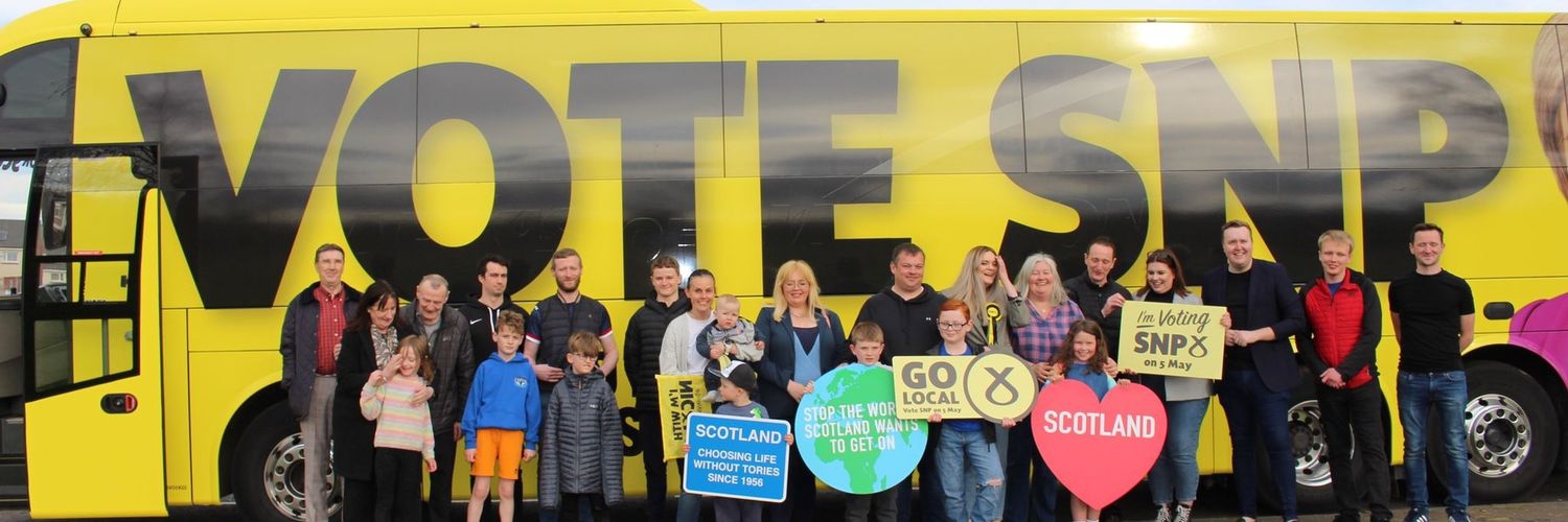 Kirsten Larson - SNP Cllr banner