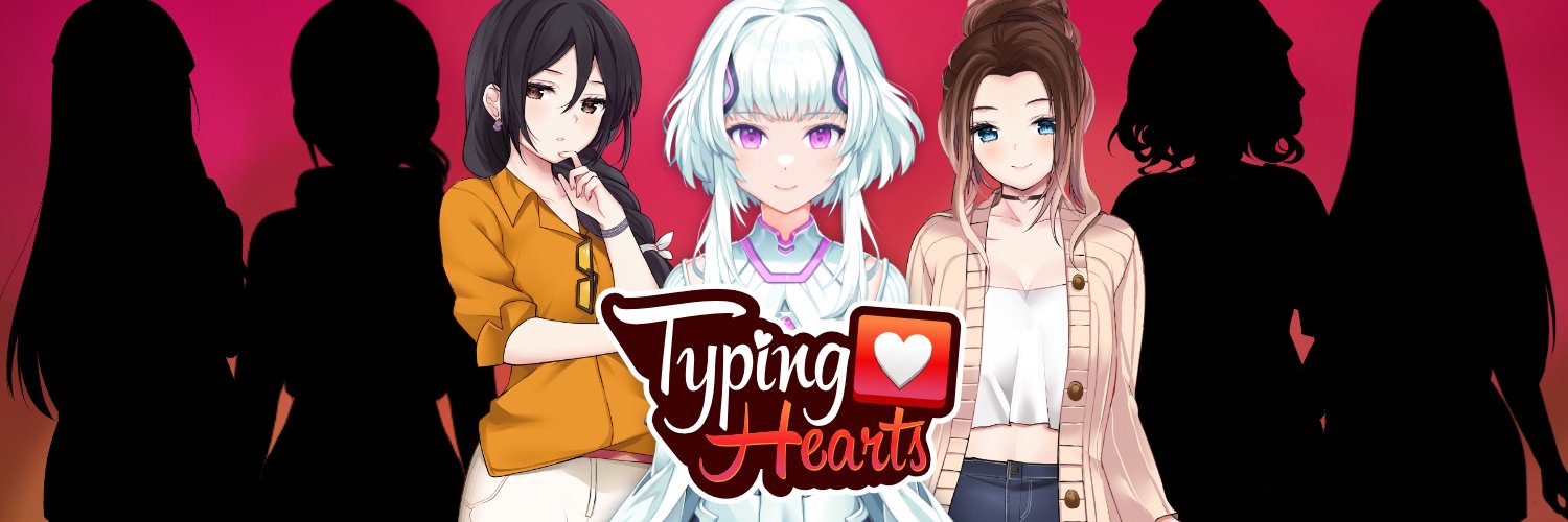 Typing Hearts banner