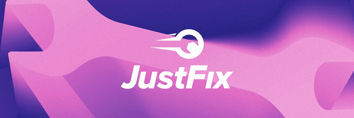 JustFix banner