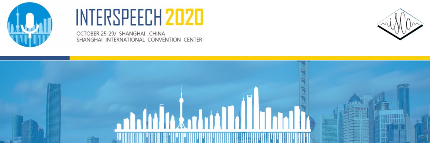 INTERSPEECH 2020 banner