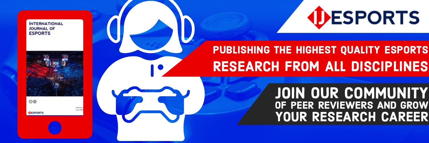 International Journal of Esports banner