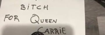 Queen Carrie misster tran banner