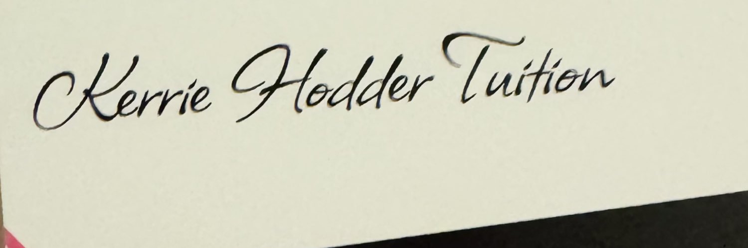 Kerrie Hodder Tuition banner