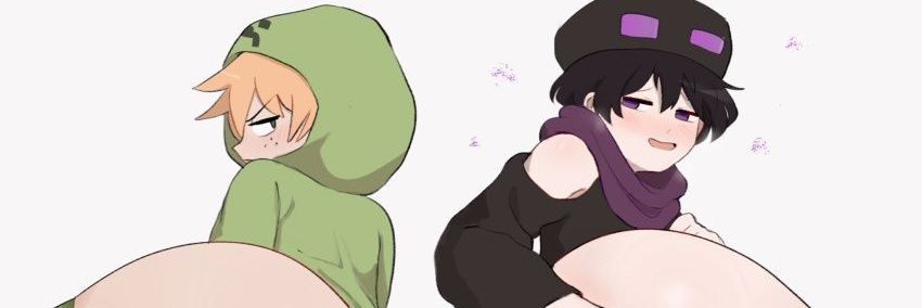 💚creeper & Endi💜 banner