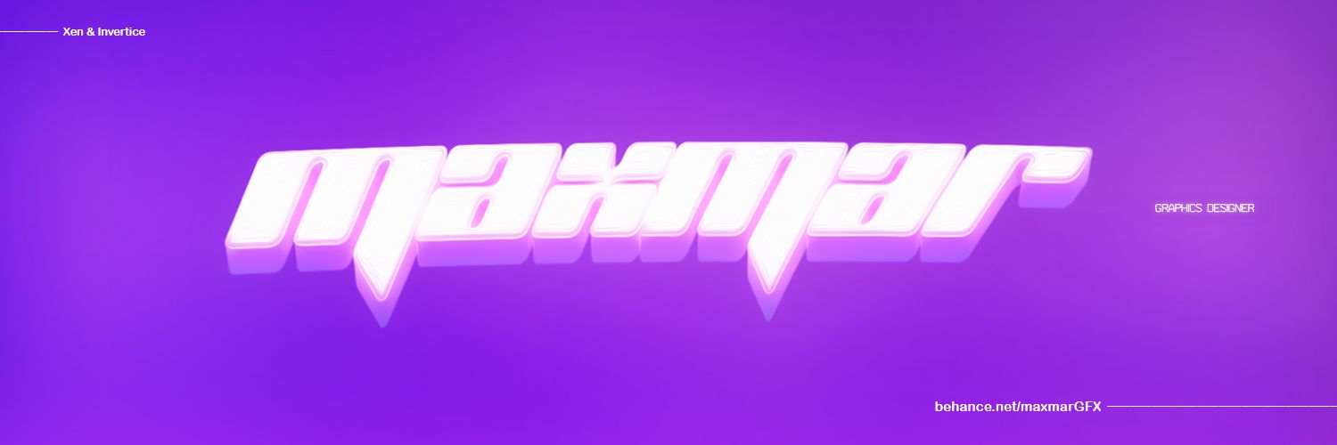 maxmarGFX's profile banner image