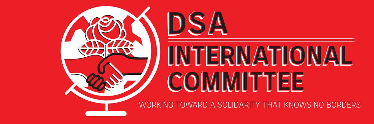 DSA International Committee's banner