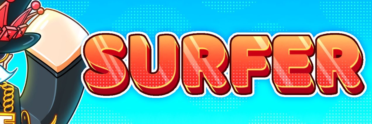 Surfer's banner