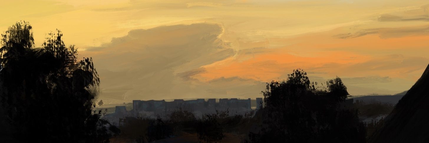 Never-ending night banner