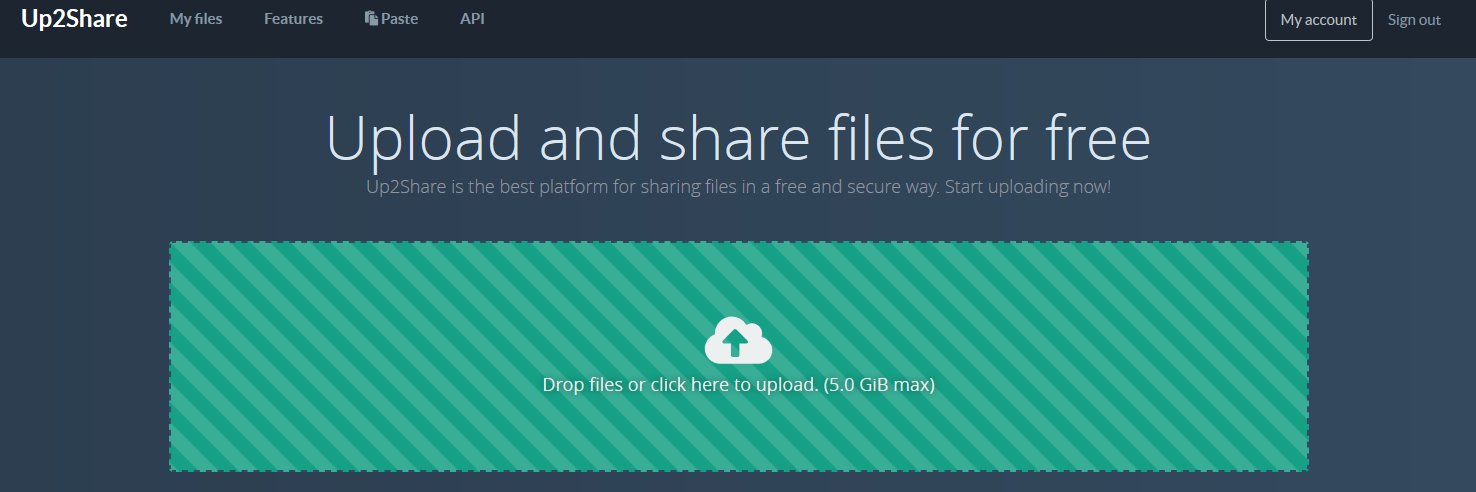 up2share's profile banner image