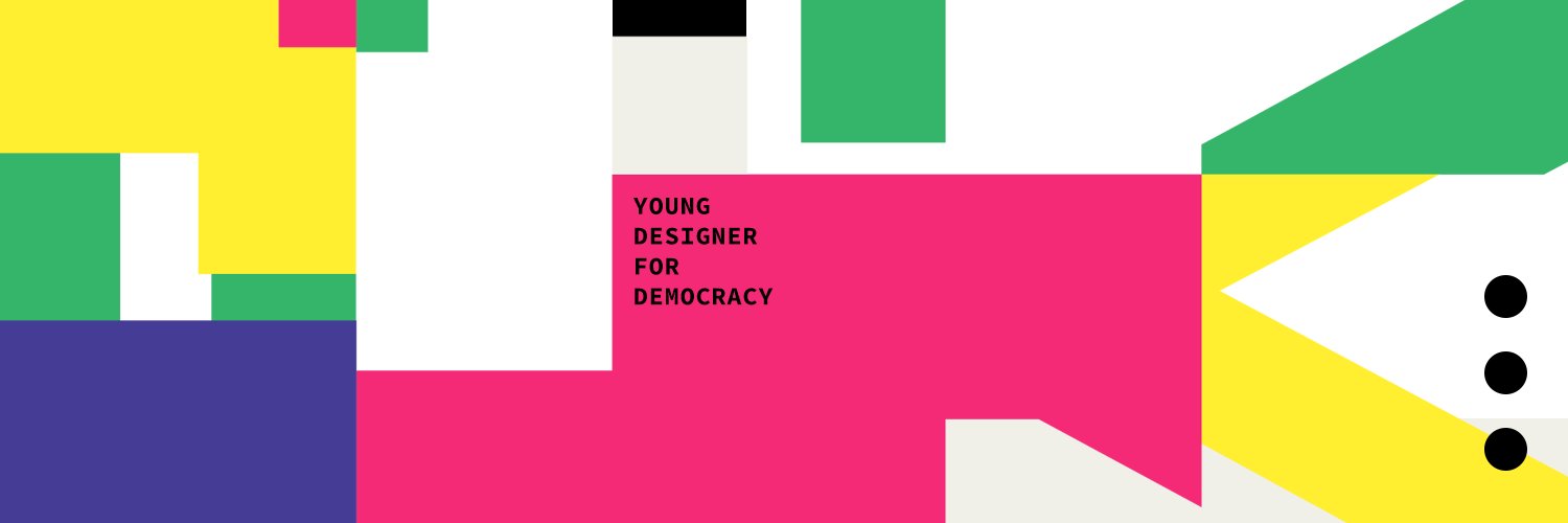 Young Designer For Democracy banner