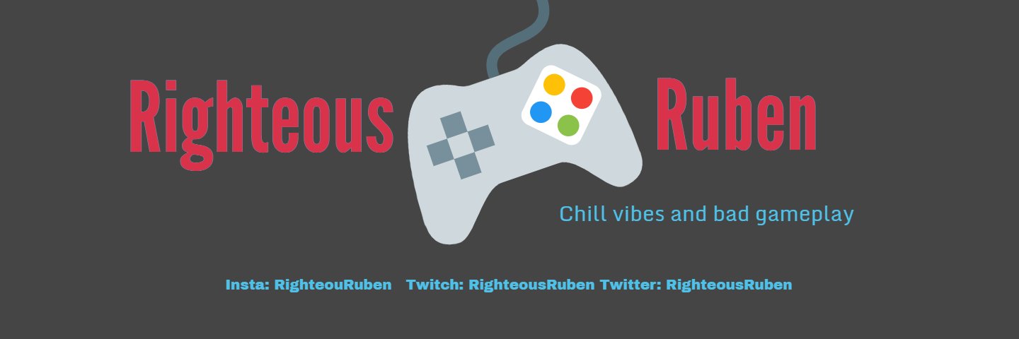 RighteousRuben's profile banner image