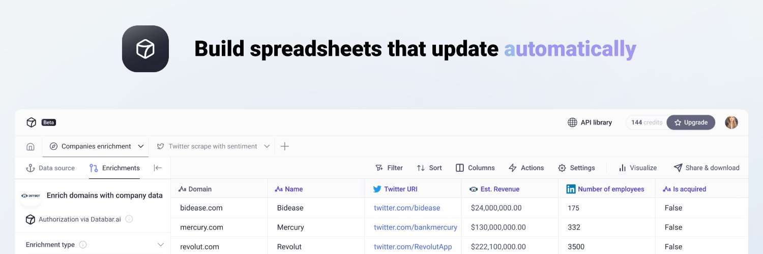 Databar | Your CRM's Best Friend banner
