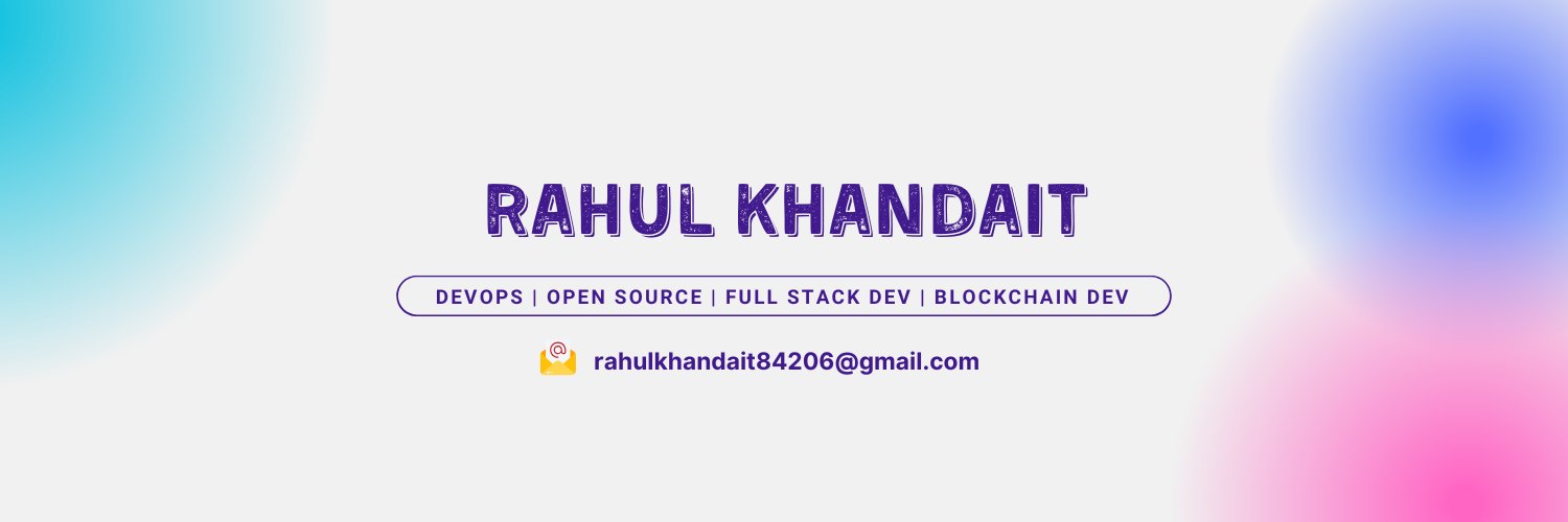 Rahul Khandait banner