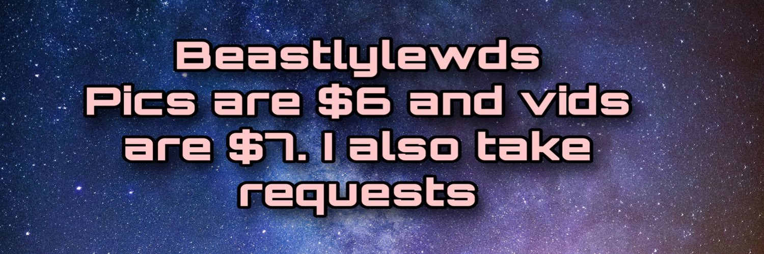 beastlylewds's profile banner image