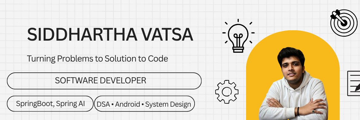 Siddhartha Vatsa banner