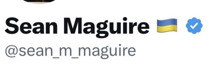 Sean Maguire's banner