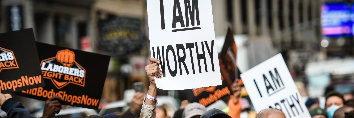 Laborers Fight Back banner