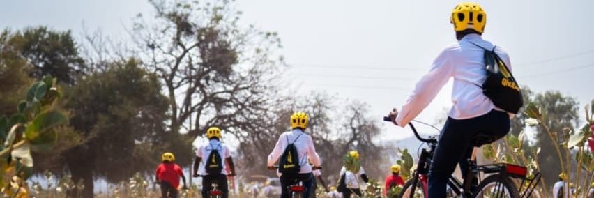 Qhubeka Charity banner