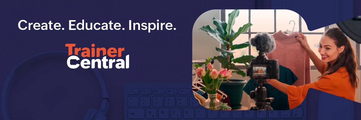 TrainerCentral by Zoho banner