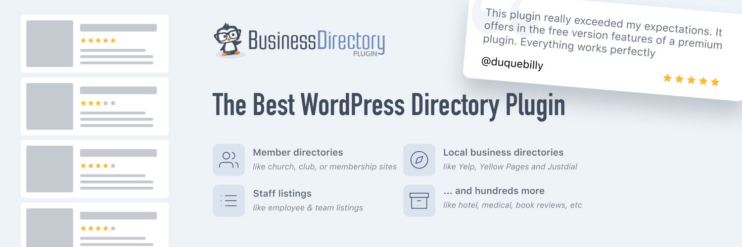 Business Directory Plugin banner