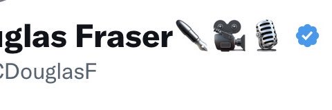Douglas Fraser✒️🎥🎙 banner