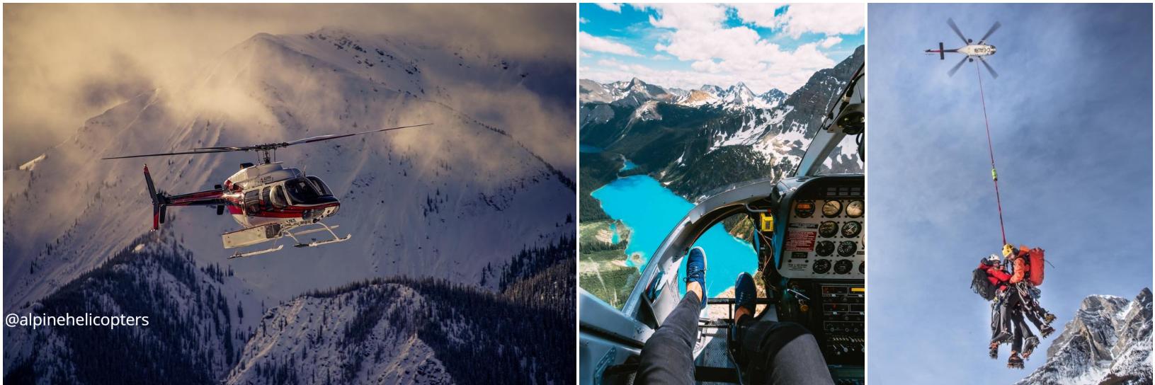 Alpine Helicopters banner