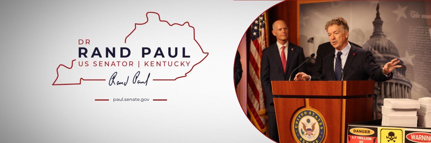 Senator Rand Paul's banner