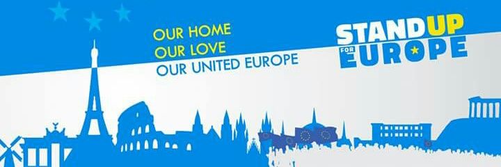 Stand Up for Europe banner