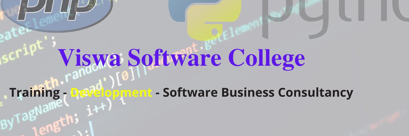 Viswa Software College banner