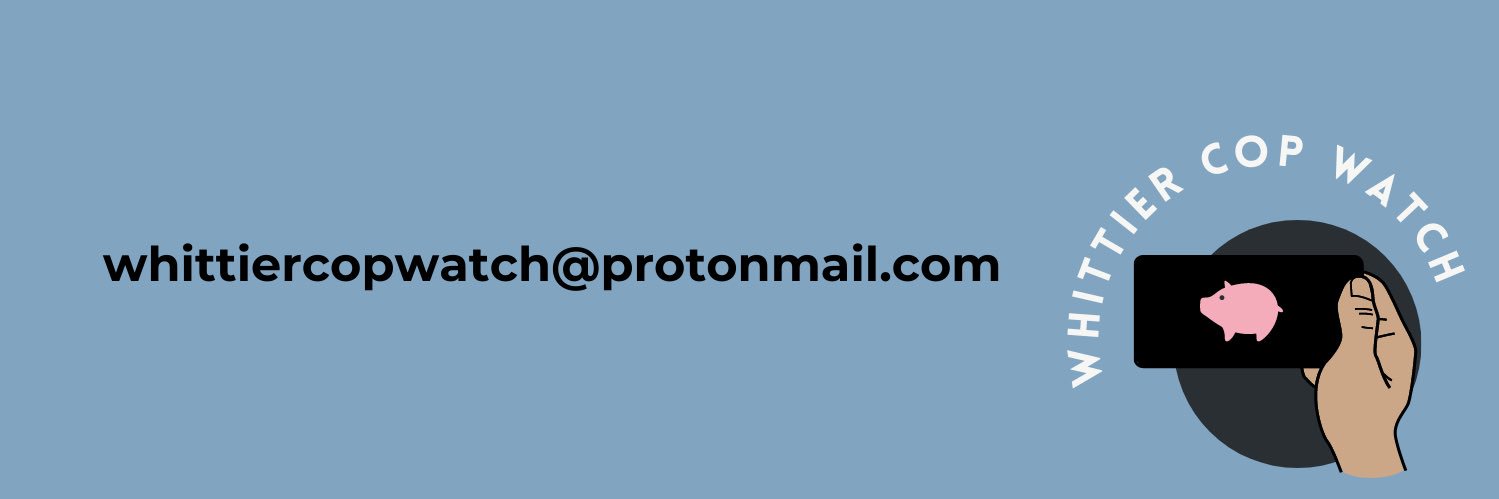 Whittier Cop Watch banner