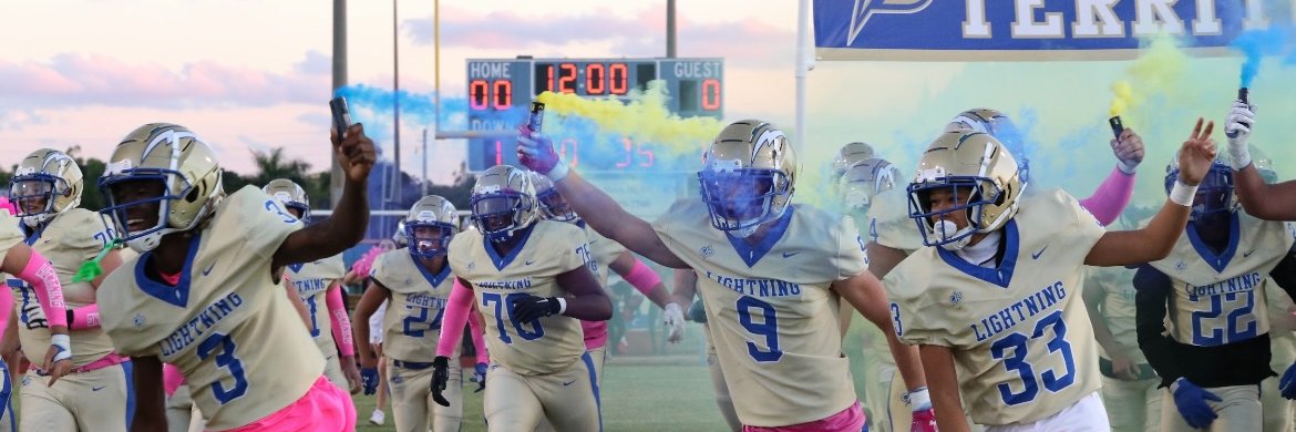 Cypress Bay High School Football banner