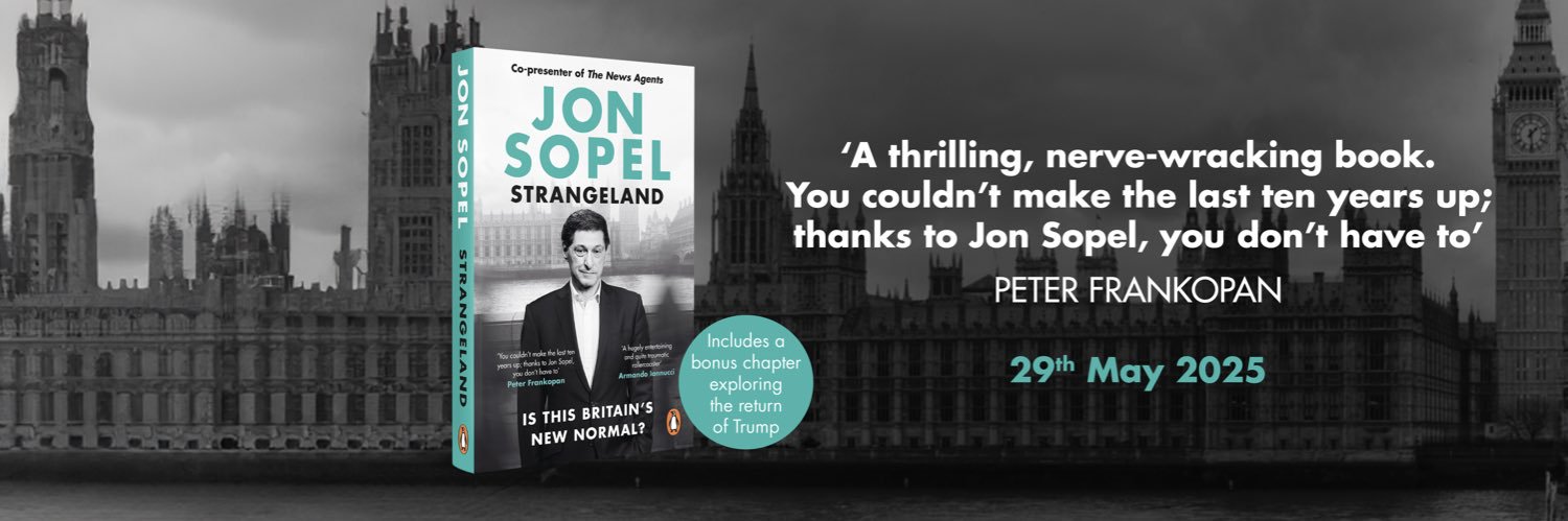 Jon Sopel's banner