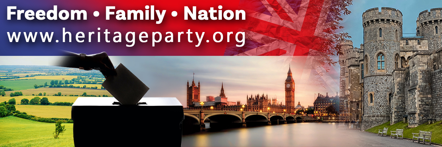 Heritage Party's banner