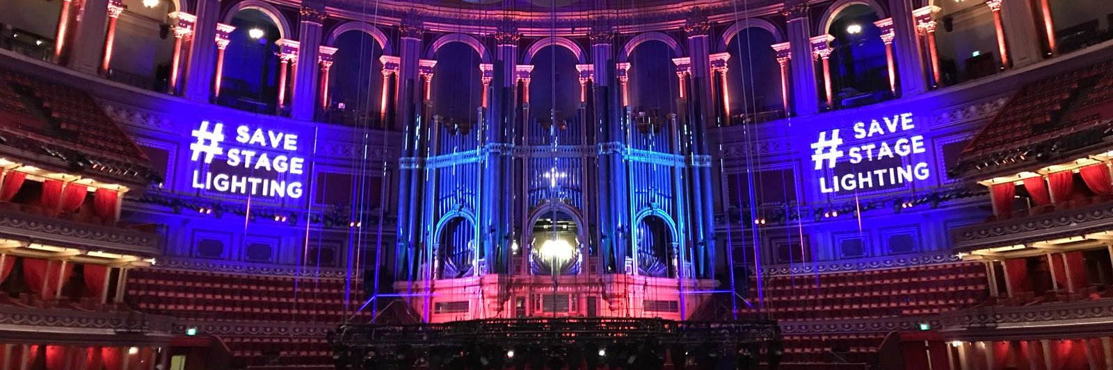 Save Stage Lighting banner