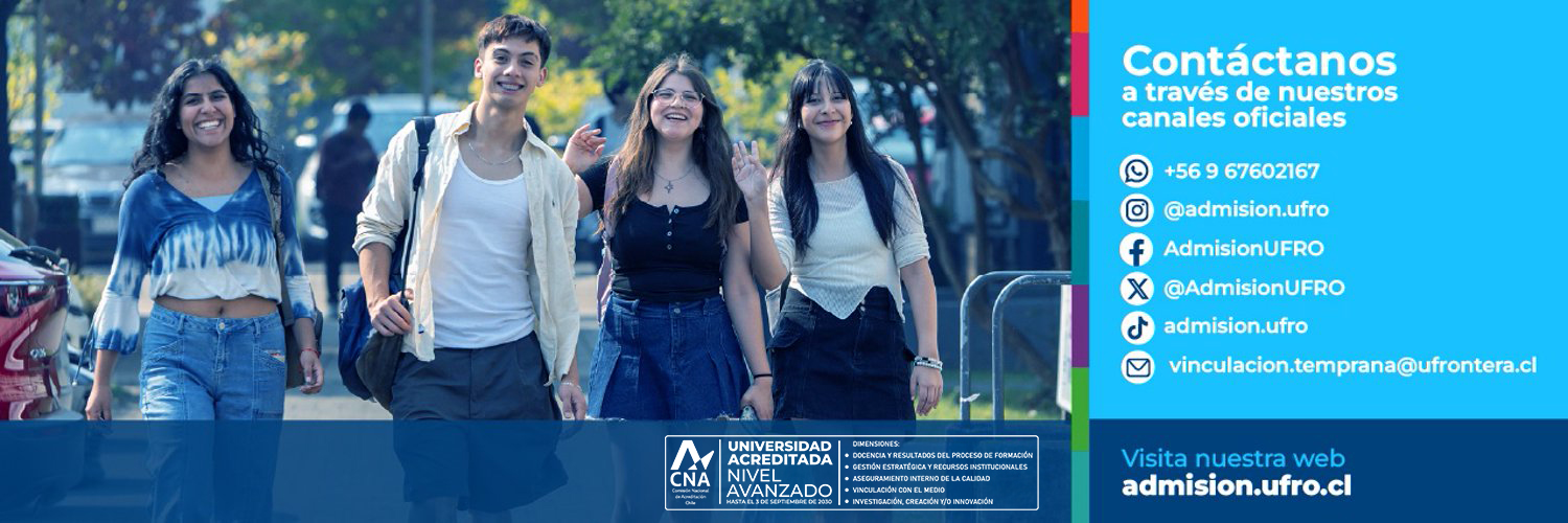 Admisión UFRO banner