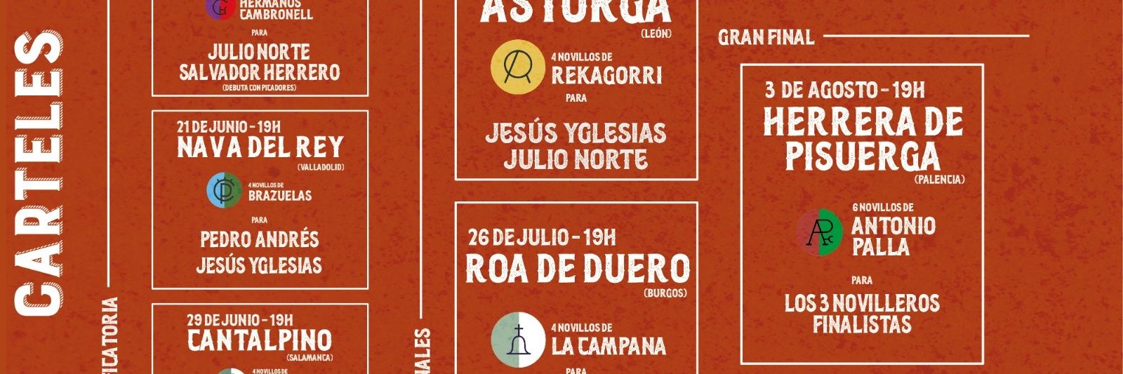 Circuito de Novilladas de Castilla y León's banner