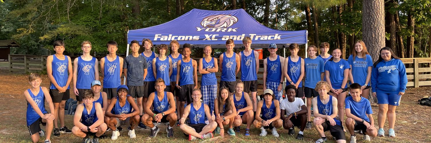 York FALCONS Cross Country banner