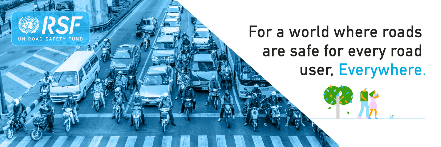 UNRSF – UN Road Safety Fund's banner