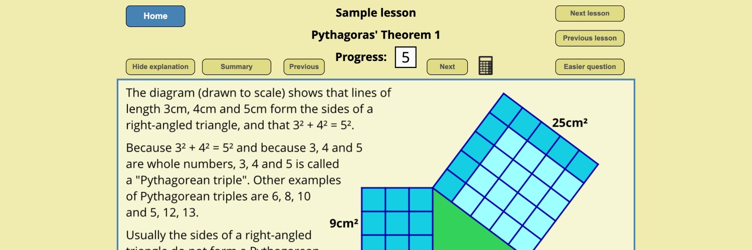 gcsemaths(dot)online banner