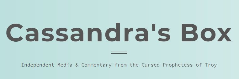 Cassandra's Box banner
