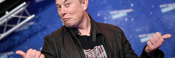 Elon Musk's Egotism (parody badge for baby Musk) Profile Banner
