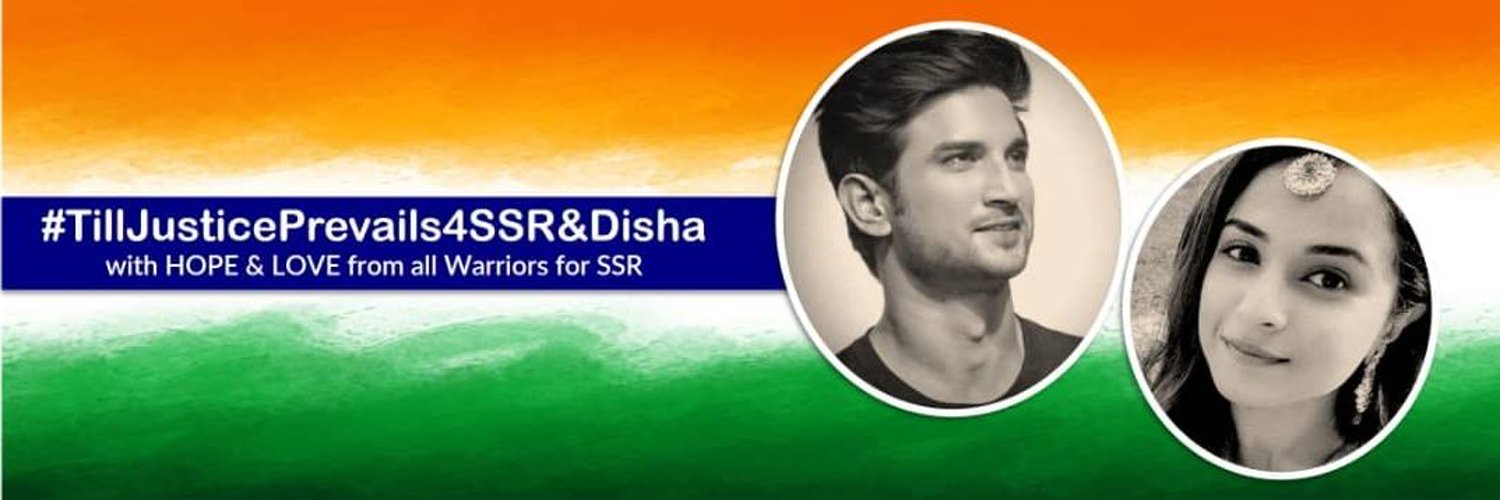 Justice for Sushant and Disha banner