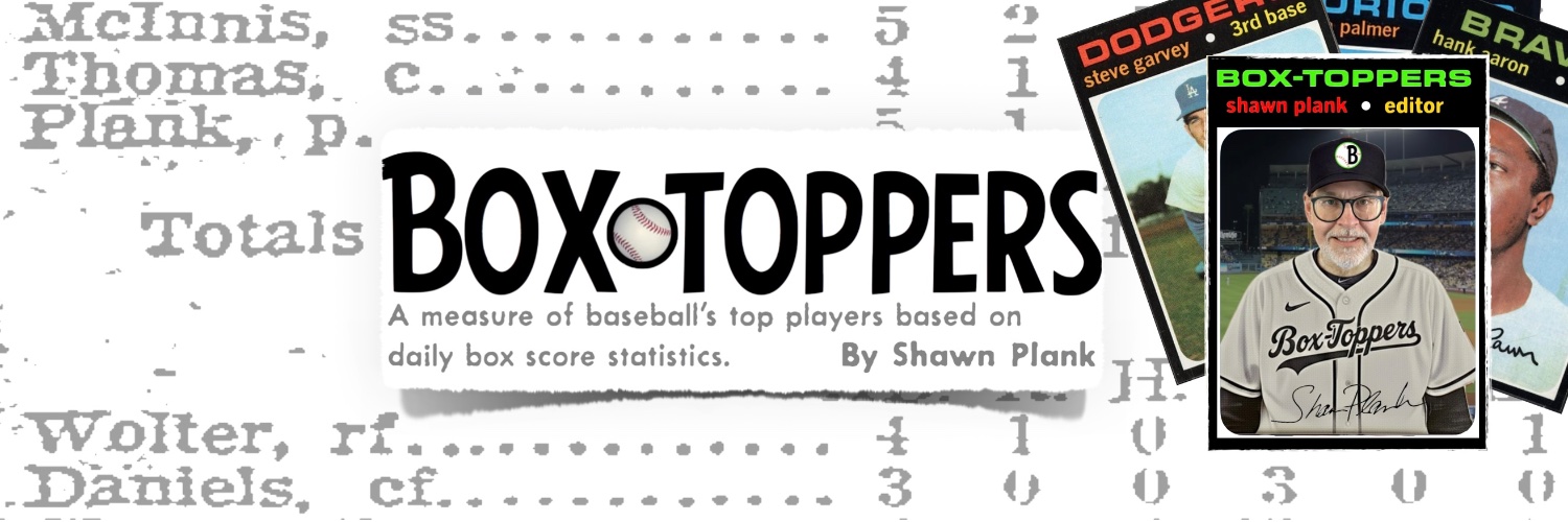 Box-Toppers Baseball banner