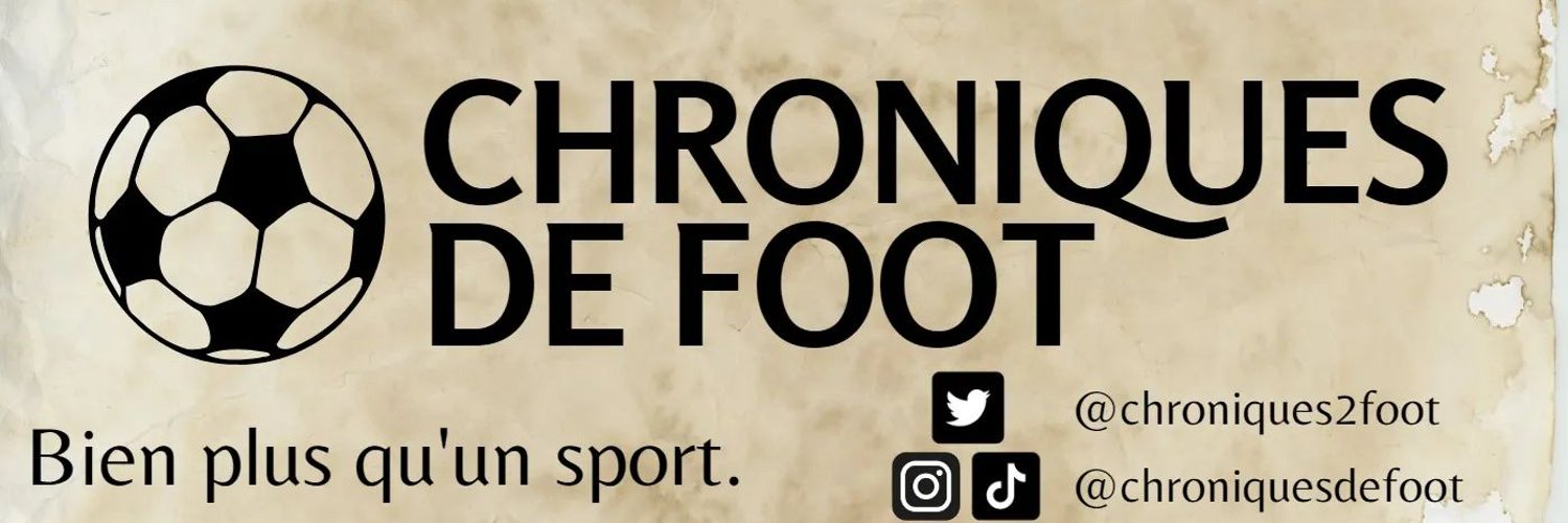 Chroniques de Foot Profile Banner