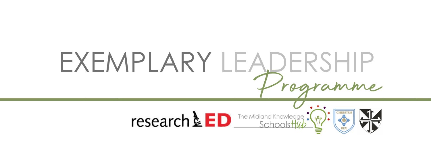 Exemplary Leadership Programme banner