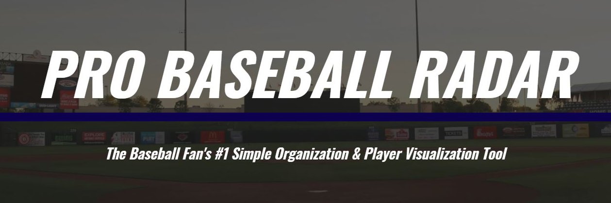 Pro Baseball Radar's banner