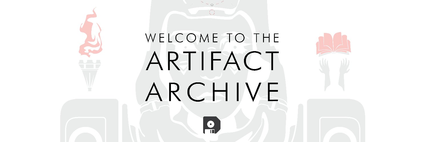 The Artifact Archive banner