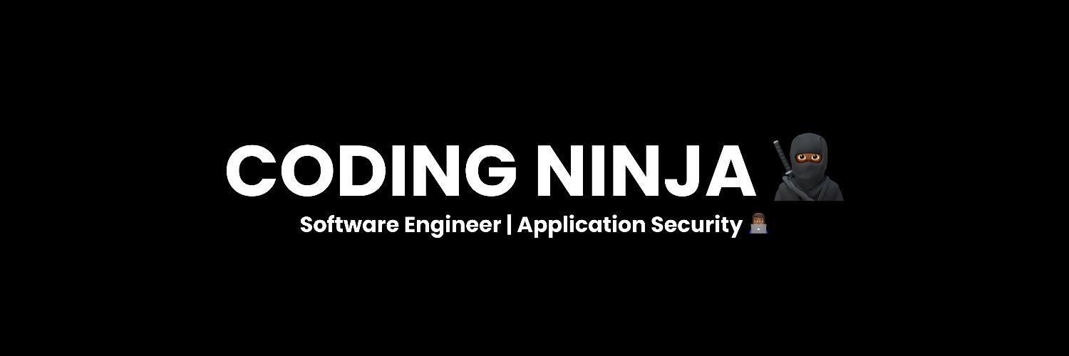 Coding Ninja 🥷🏾's banner