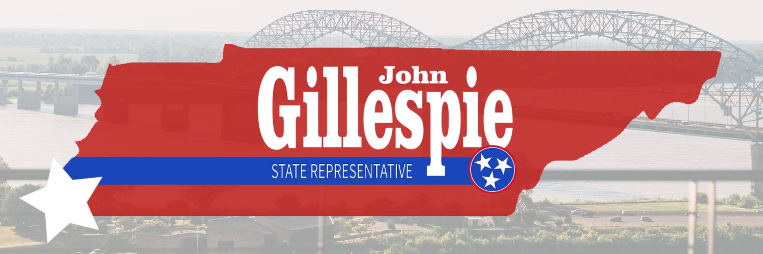 Representative John Gillespie banner